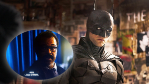 Jeffrey Wright and Robert Pattison in The Batman