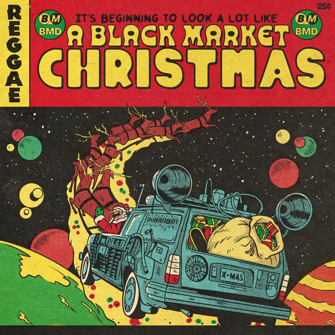 It’s time to do the Jingle Bell Rock, rasta style. Black Market Dub just released their stellar set of Christmas classics. It’s a stunning 8 song set of standards, the first four are 20th century standards and the second four from the 1800s.