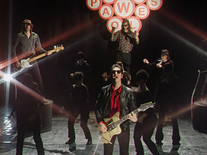 Screenshot from the video for "The Wolf' by Italian band The Peawees