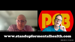 David Granier Of Stand Up For Mental Health talks with Keith Walsh of Popular Culture Beat